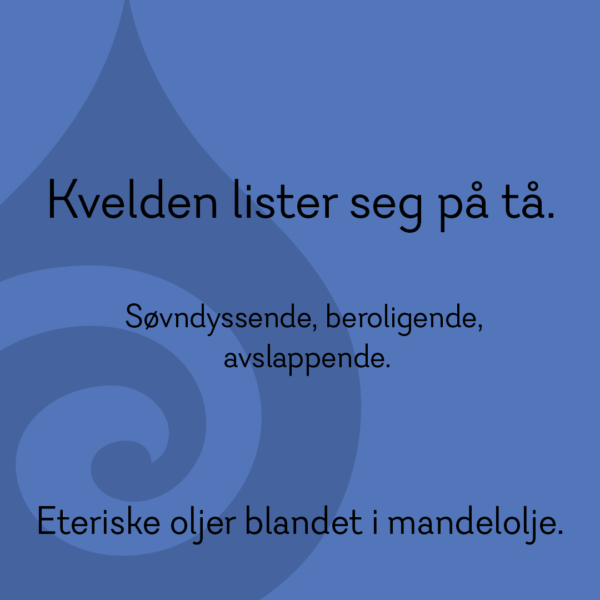 Kvelden lister seg på tå.
