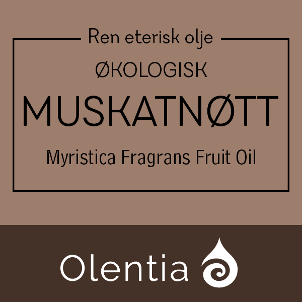 MUSKATNØTT - Myristica Fragrans Fruit Oil