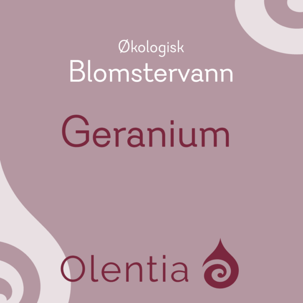 Geranium blomstervann