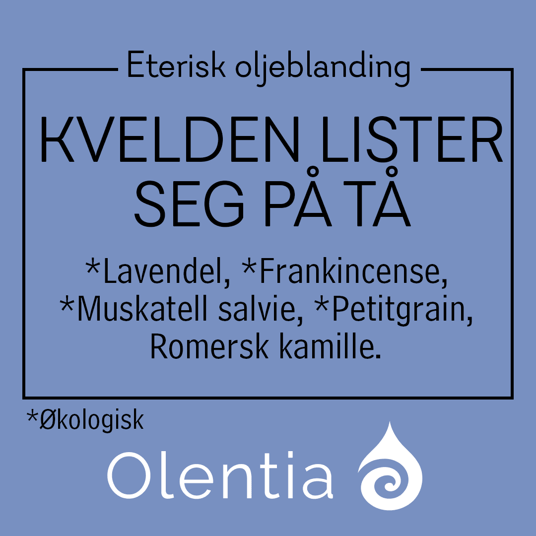 Eterisk oljeblanding KVELDEN LISTER SEG PÅ TÅ