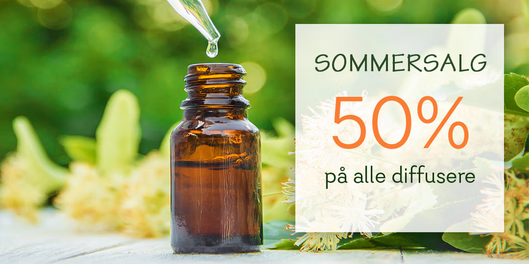 Sommersalg på diffusere. 50%.